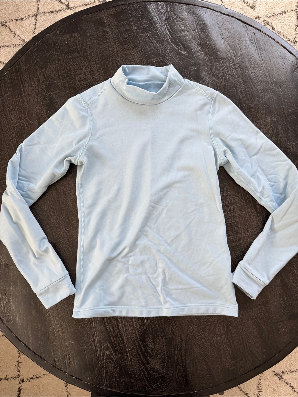 Nike Pale Blue Long Sleeve Fit Dry Shirt